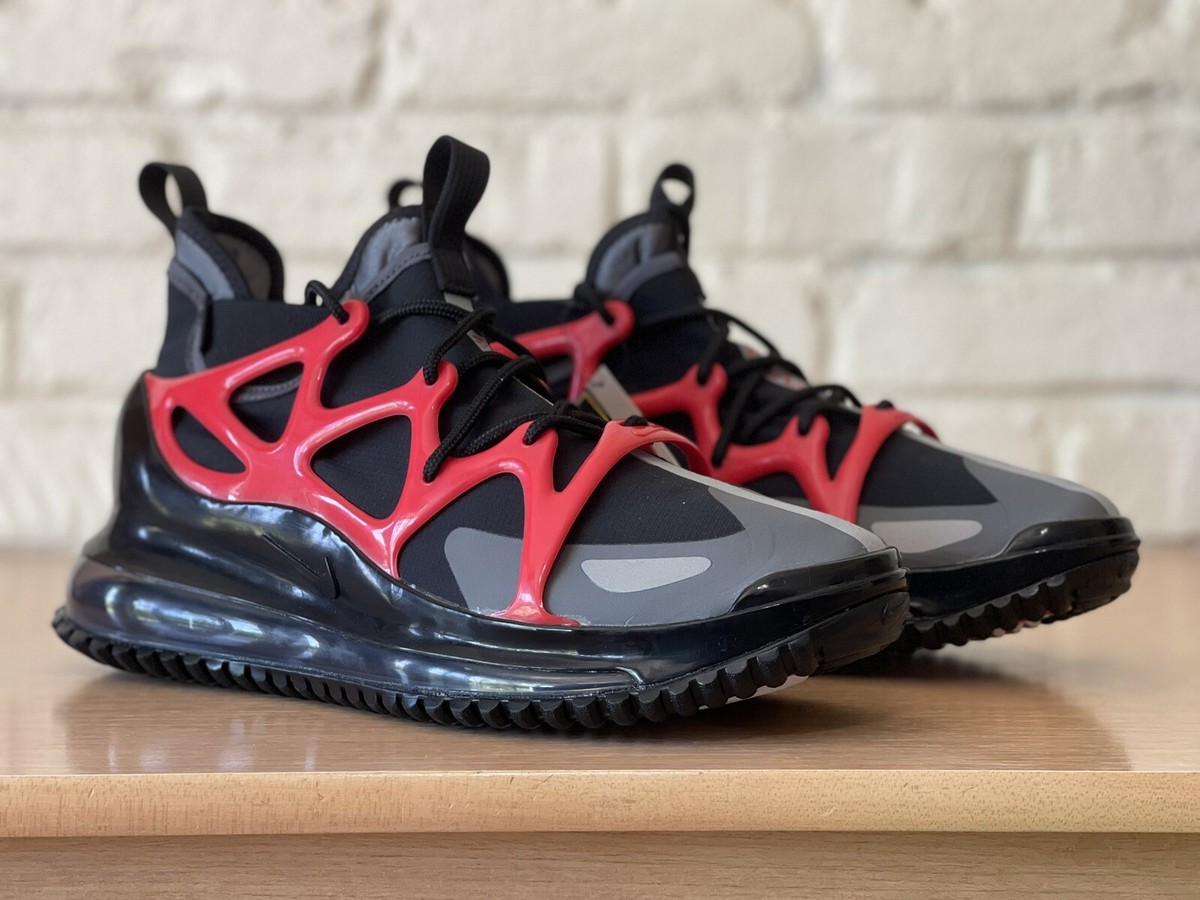 28.0 AIR MAX 720 エアマックス HYPER CRIMSON Nike Air Max 720 Horizon GoreTex Black Red Grey BQ5808-001 Men