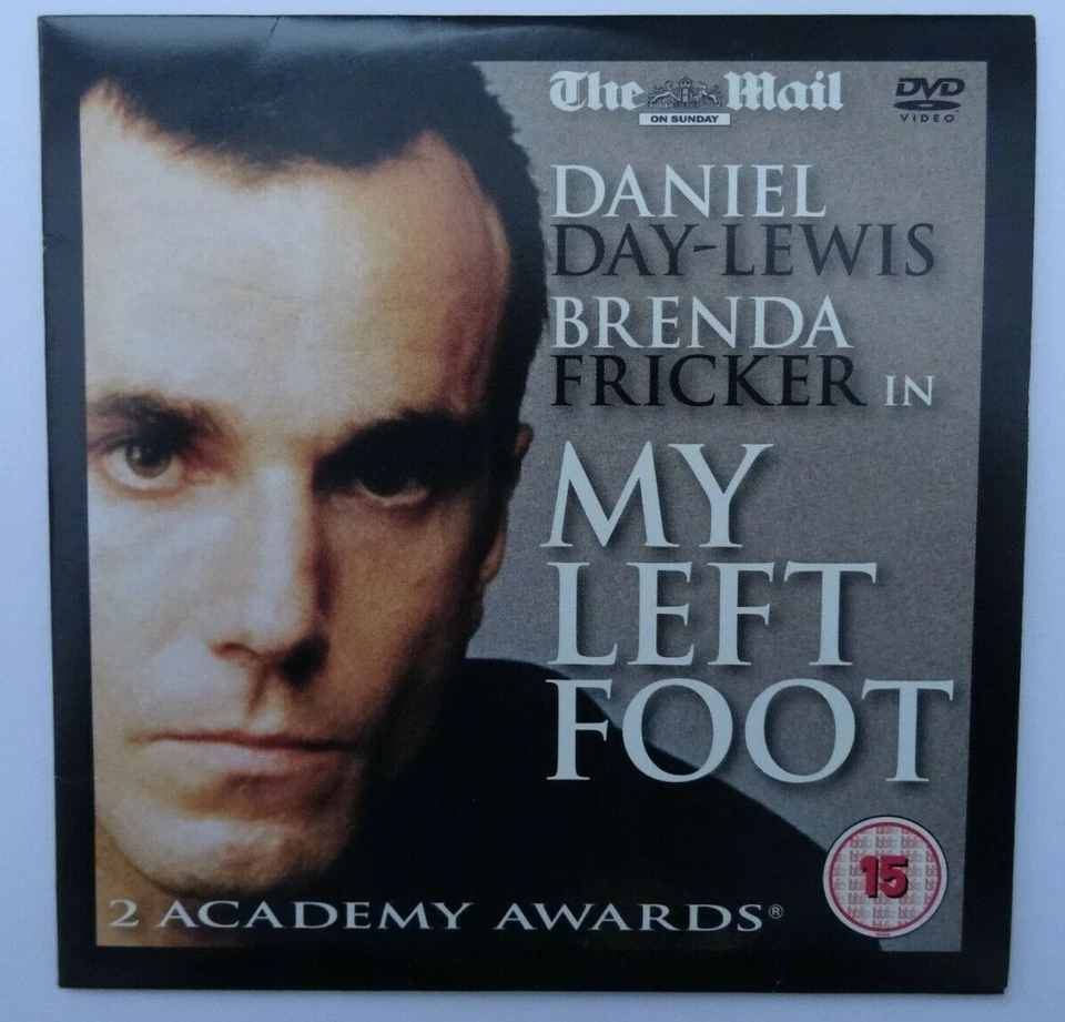 DVD FILM: My Left Foot. Brenda Fricker.Daniel Day-Lewis.2 Academy Awards.Cert 15 - Image 2 of 3