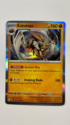 Kabutops Pokemon TCG Pokemon Scarlet & Violet 151 #141/165 | eBay