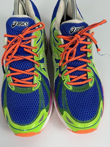 Asics Women's GT-2000 Dynamic Duomax Green Blue running Shoes Size 9 T2K7Q Neon - Picture 3 of 20