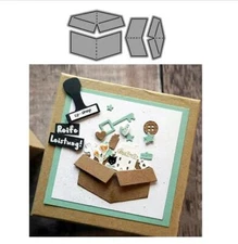 Box Metal Cutting Dies Stencils Scrapbooking/photo Album Decorative Embossing 