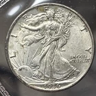 1936 Walking Liberty Silver Half Dollar  AU/BU ? B15