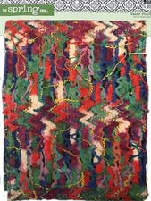 The Spring Shop MultiColor Fringe Table Runner Tablewear 72" x 13" Dining Table