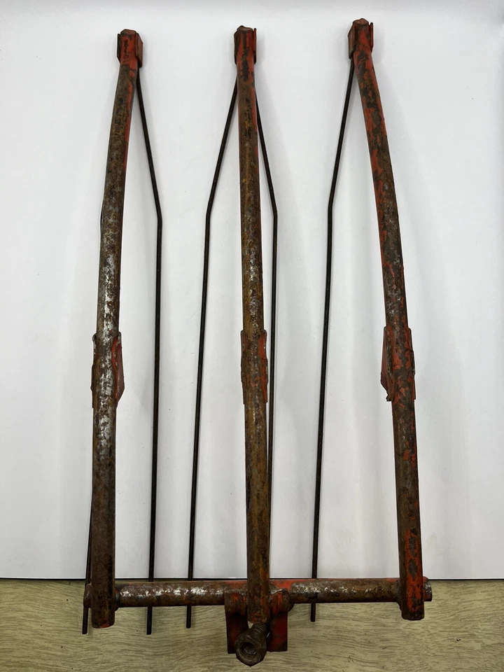 Vintage Milo Combine Teeth 16” Inch | Metal | Red - Image 2 of 4