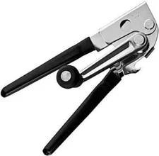 Commercial Easy Crank Can Opener Heavy Duty Ergonomic Design Black Can Opener