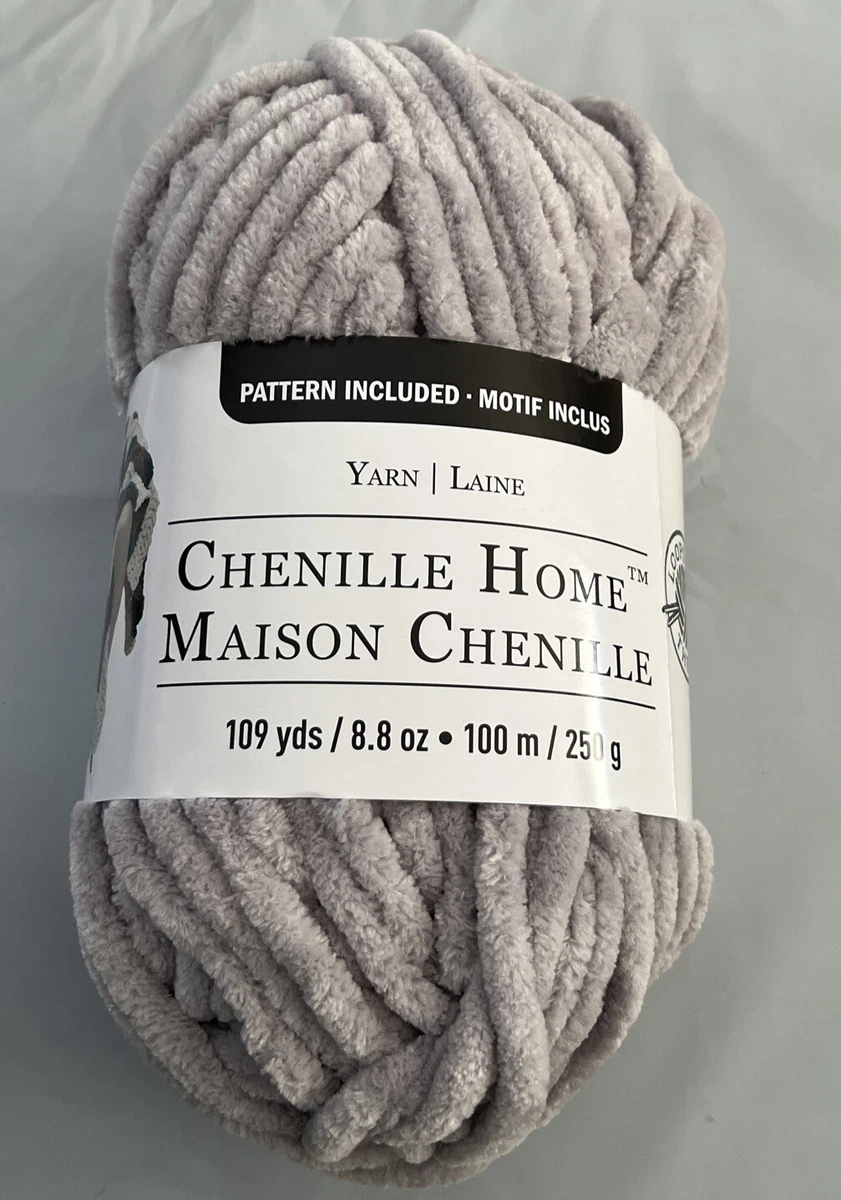 Loops & Threads Chenille Home BONE