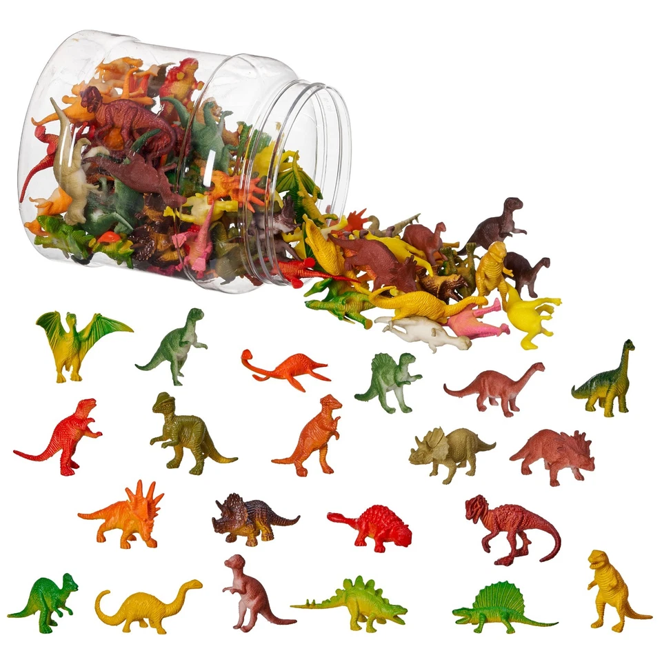 70 Pack Dinosaurs Plastic Animals Action Figures Kids Toys T Rex Dino Model Toys