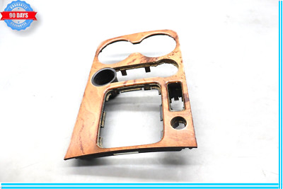 11-14 Volkswagen VW Touareg Front Centre Console Nut Tree Brown Wood Shift Oem