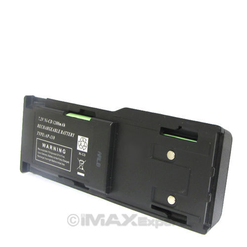 Batteria NiCd 7.2V 1200mAh per Motorola HNN8148, HNN8148A, HNN8148B, Raggio P110 - Foto 3 di 4