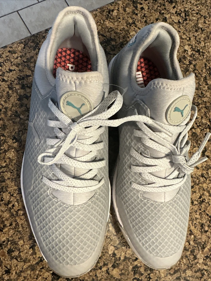 *NUEVOS* ZAPATOS DE GOLF PUMA PROADAPT PARA MUJER - TALLA 8,5 Gris #376157-03 Foto 2 de 4