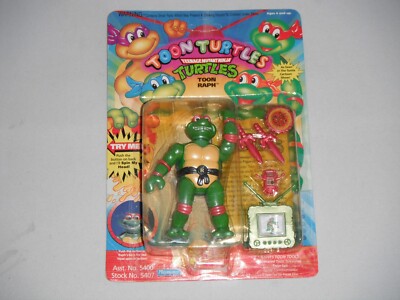 1992 Playmates TMNT Teenage Mutant Ninja Turtles Toon Raph Figure New Figure