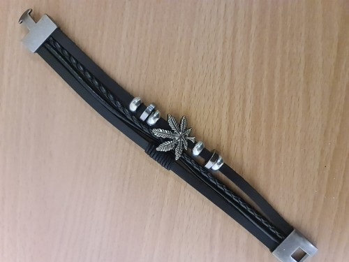 Brazalete Brazalete Hombre Acero Inoxidable Magnético Plata Moda 8 Diseño - Imagen 4 de 13