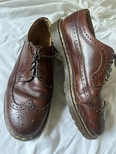 England made Dr Marten s classic men s wingtip shoes USA 11 UK 10 100 leather