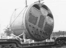 O - Scale Flat Car Load Steam Ship Boiler