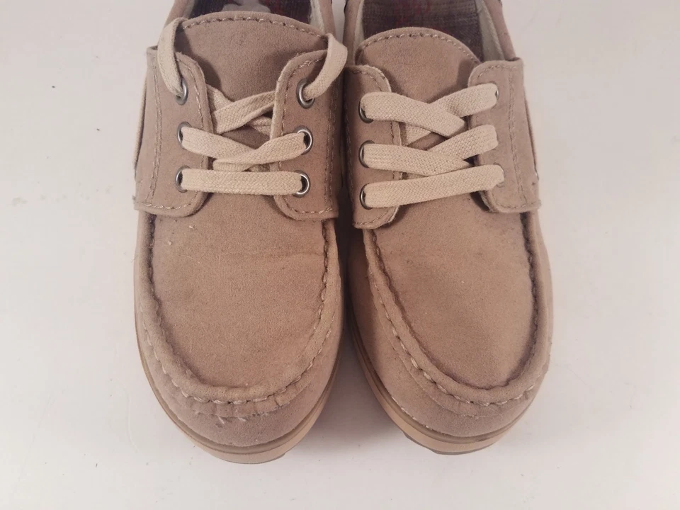 Zapatos cómodos para barco Big Buddha de tela de cáñamo tostado con cordones para mujer 7,5 M Foto 4 de 4