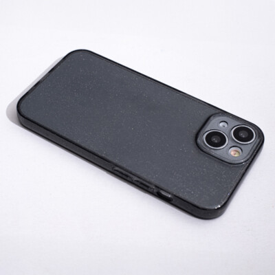 FÜR APPLE IPHONE 14 PRO - SCHWARZ Hülle DIAMOND CRYSTAL Etui Case Glitzer Tasche