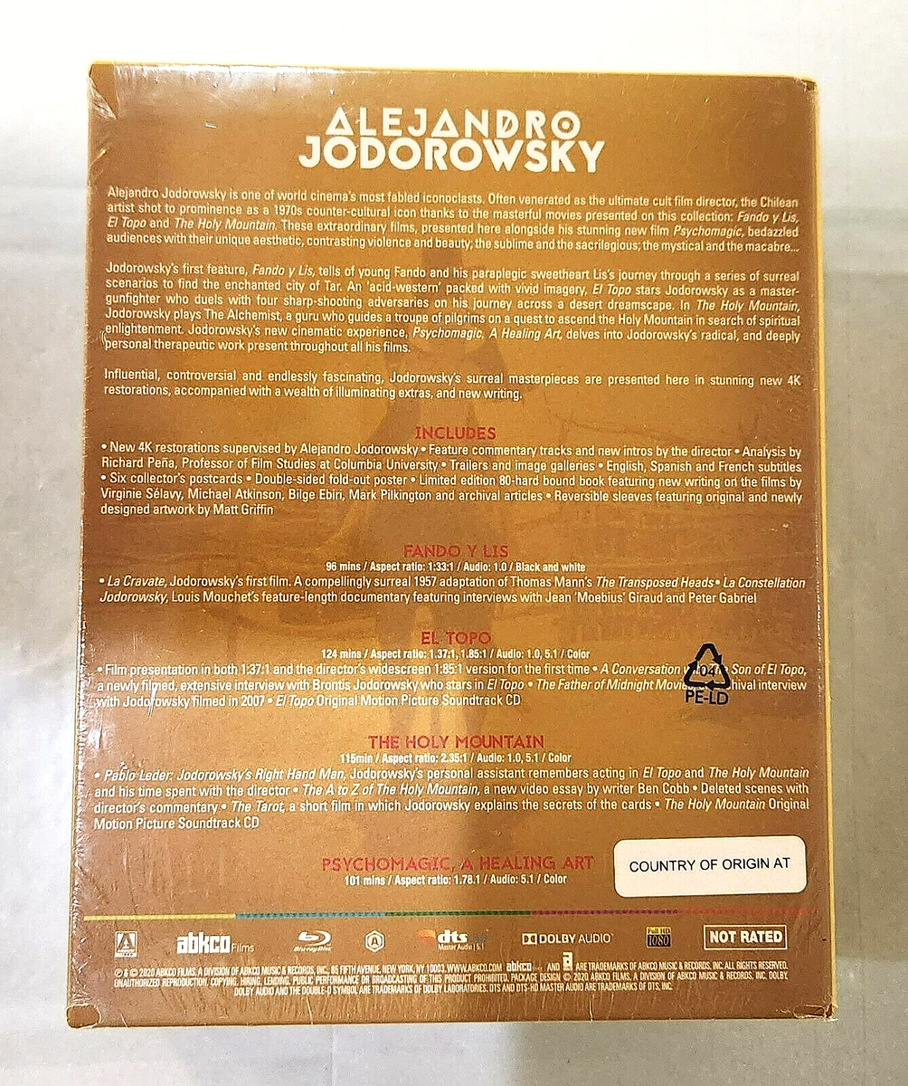 Alejandro Jodorowsky Limited Edition Collection (Blu-ray/CD, 6