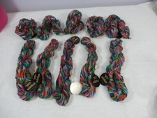 10 Skeins Eisaku NORO Wakaba Multi ribbon yarn 100 Cotton