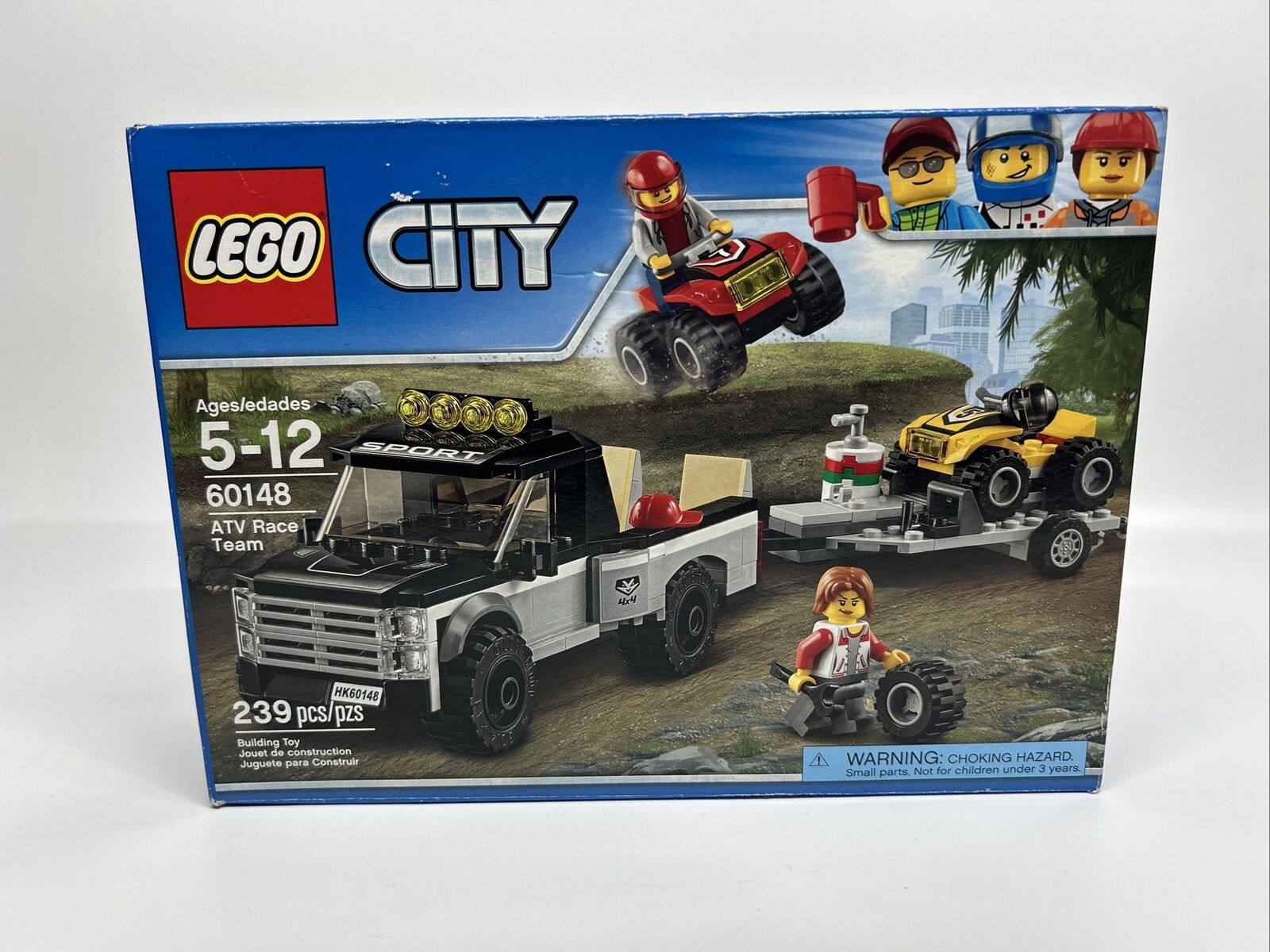 NEW LEGO City ATV Race Team - 60148 truck and trailer pair of quad racers SEALED