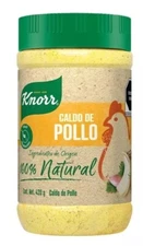 Knorr BEST Mexico Chicken Bouillon 14oz  Jar Caldo De Pollo 100% Natural No MSG