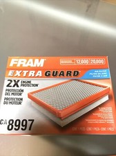 Fram Extra Guard Air Filter. 2X Engine Protection. CA8997. New. A1.