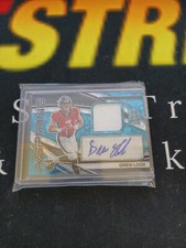 2019 Panini Spectra Aspiring Neon Blue /75 Drew Lock RPA Rookie Patch Auto