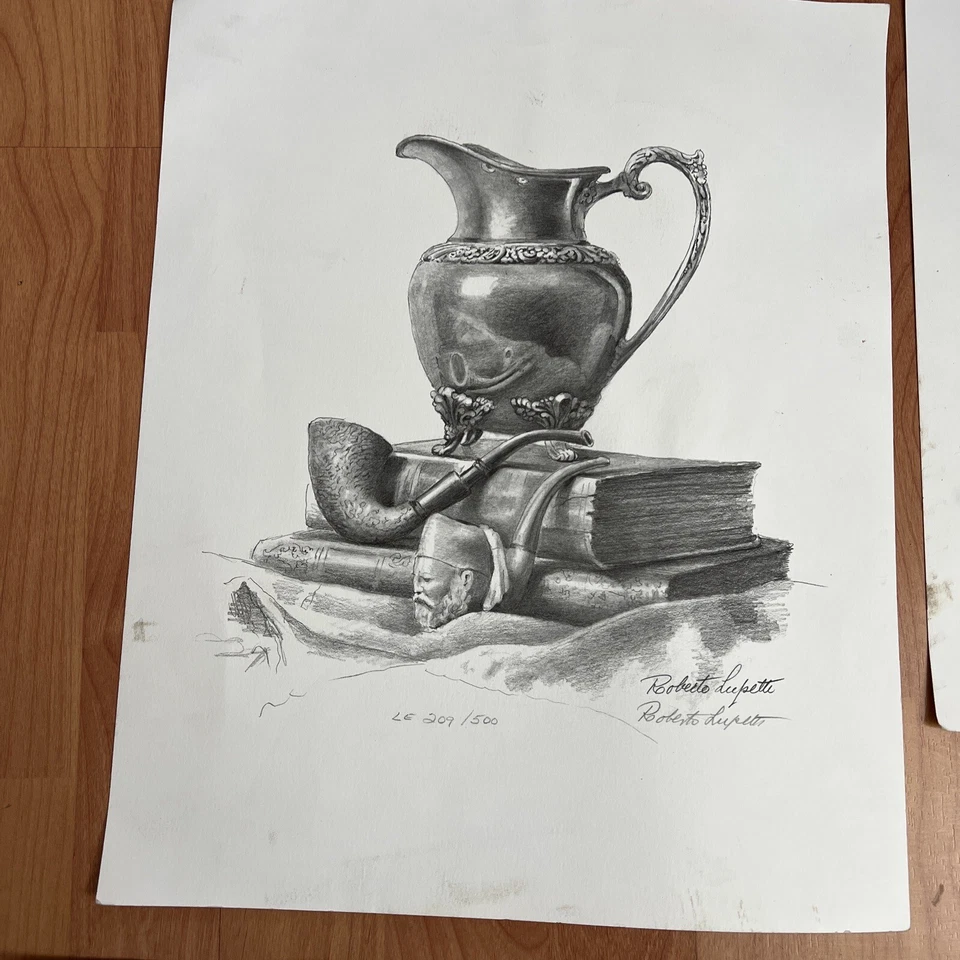 Lot Of 4 roberto lupetti Lithograph Signed And Number - Image 4 of 4