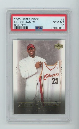2003 Upper Deck Box Set #9 Lebron James ROOKIE RC GEM MINT PSA 10 Graded Card
