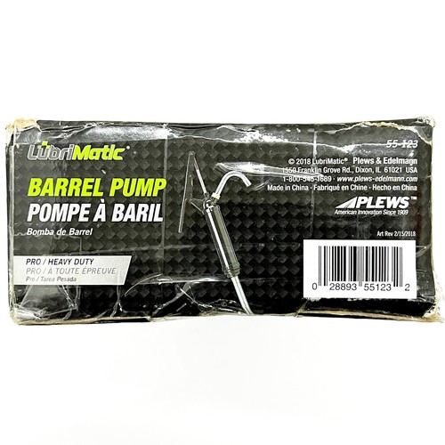 55-123 LubriMatic Die Cast Head Epoxy cote Heavy-Duty Barrel Pump 028893551232 - Picture 6 of 9