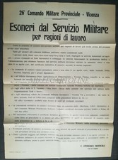 26° COMANDO MILITARE VICENZA - Murale Esoneri Servizio Militare RSI WWII