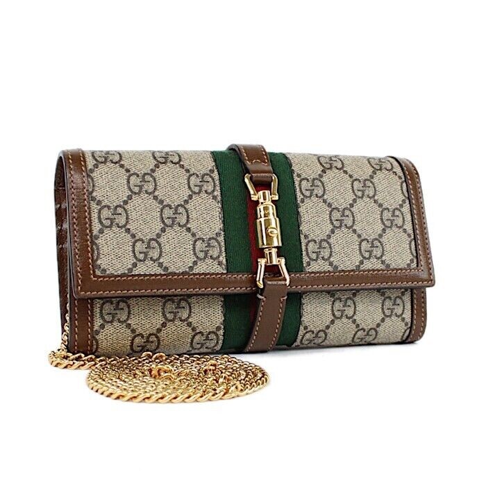 Authentic GUCCI JACKIE 1961 652681 HUHHG Chain wallet | eBay