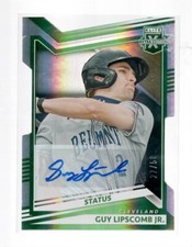 GUY LIPSCOMB JR. 2022 PANINI ELITE EXTRA EDITION STATUS DIE-CUT AUTO #151  /50