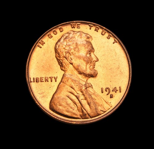 1941-S Lincoln Wheat Cent BU