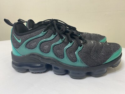 Nike Air Vapormax Plus Clear Emerald Green Grey Black 924453-013 Men s Size 10