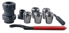 New Lathe Er32 Woodworking Dowel Collet Chuck System 1/4 3/8 1/2 5/8 3/4 Usa