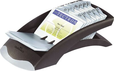Durable 2413 01 Visitenkartenkartei VISIFIX  DESK VEGAS, schwarz