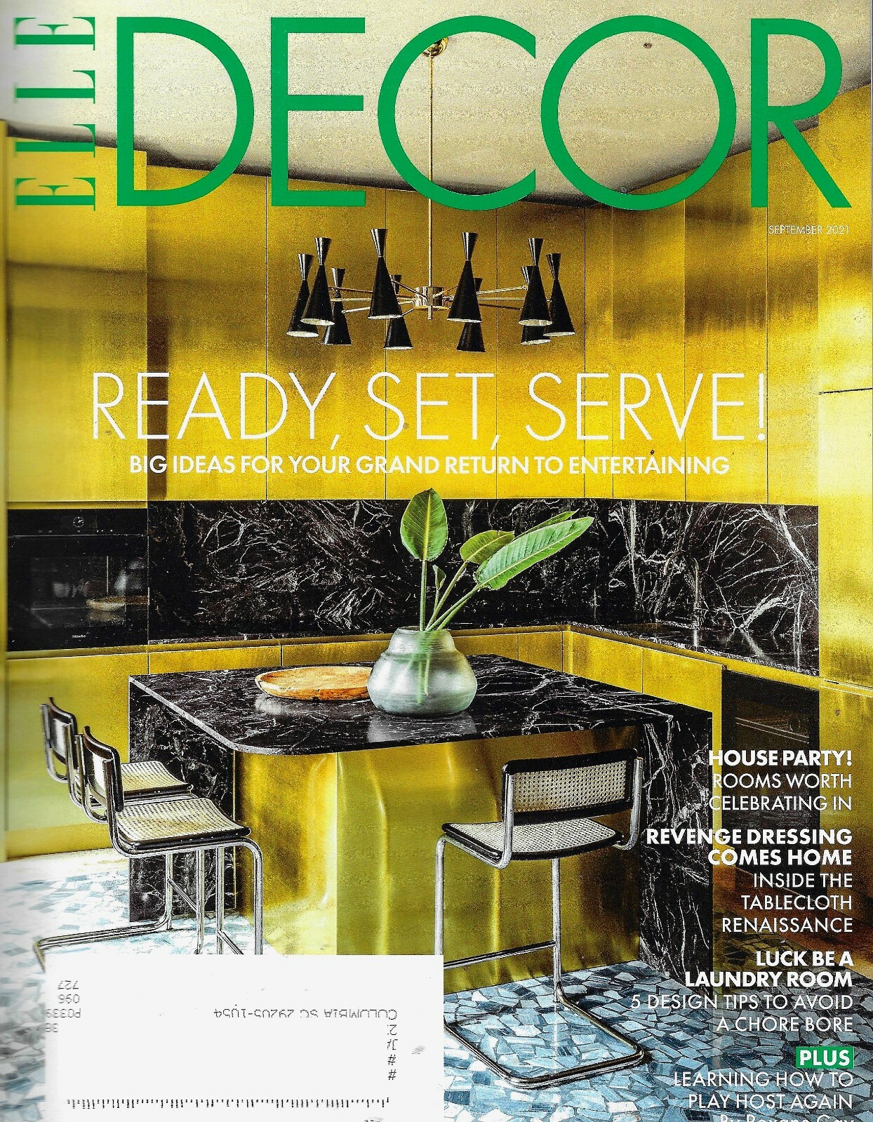 ELLE DECOR Magazine (September, 2021) BIG IDEAS FOR ENTERTAINING eBay