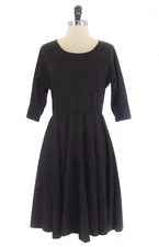 VON VONNI Women's Charcoal Piper A-Line Dress with Full Skirt $180 NEW