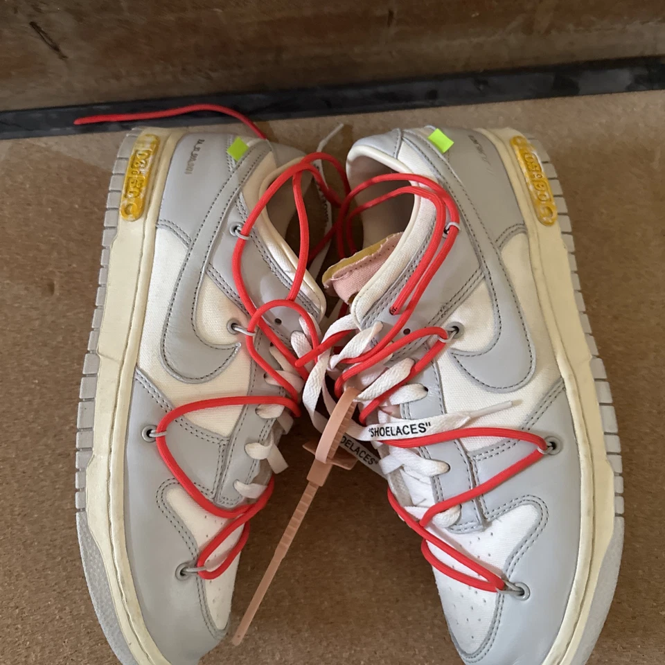 Size 12 - Nike Off-White x Dunk Low Lot 06 of 50 - Image 3 of 4