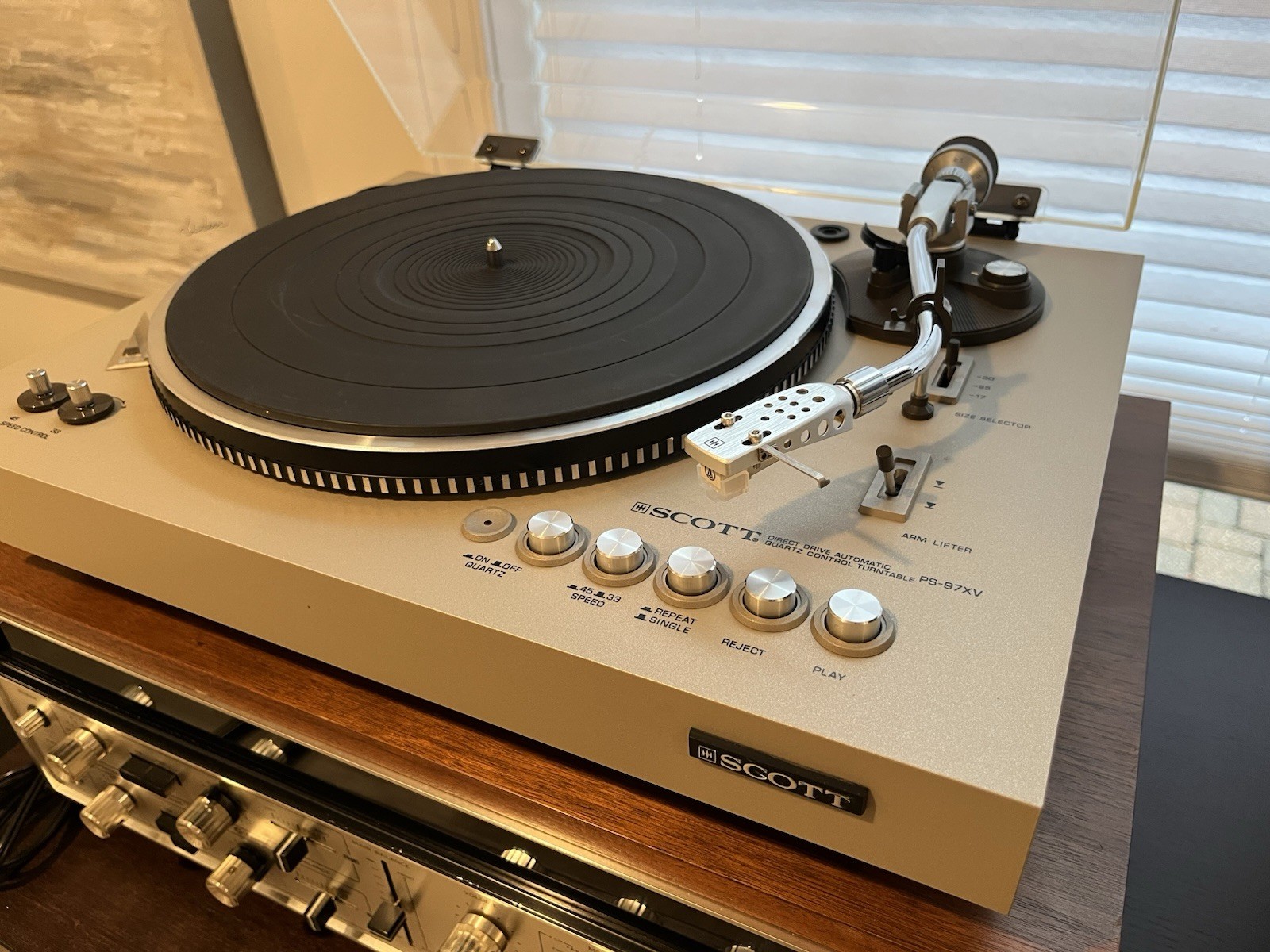 Super Rare Flagship Vintage 1978 H.H. Scott PS-97H Direct Drive Turntable