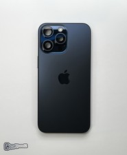 iPhone 15 Pro Max Blue Titanium Back Frame Housing Replacement Apple OEM V.Good