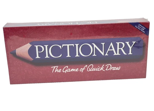 Vintage Pictionary 1993- 1997 Edition Milton Bradley Board Game USA New Sealed