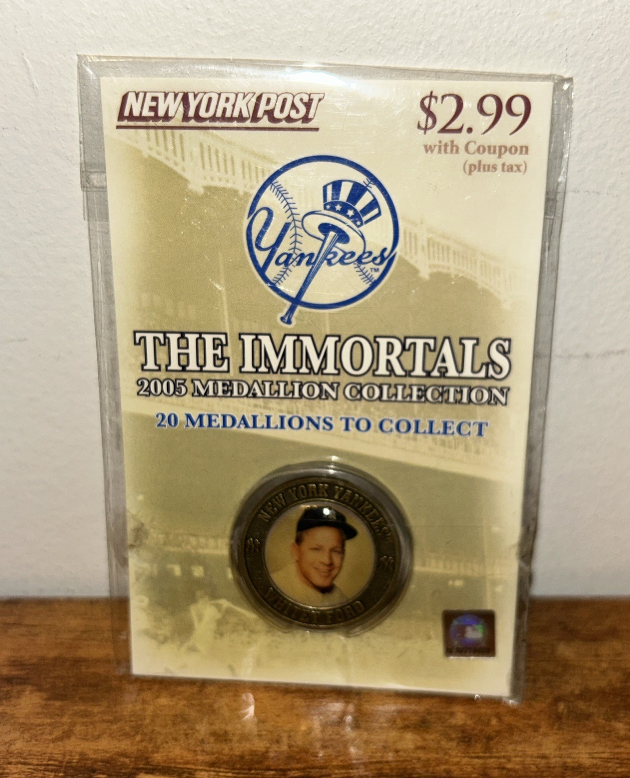 2005 New York Post Yankees THE IMMORTALS Medallion Collection - WHITEY FORD #16