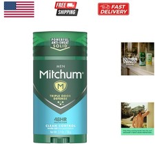 Men's Deodorant, Antiperspirant Stick, Triple Odor Defense Invisible Solid, 4...