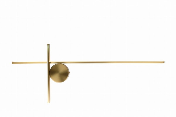 Cricio - Moderne Goldene Led-Wandleuchte 75 Cm-image
