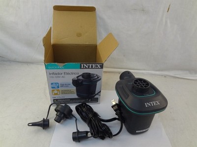 Intex Quick Fill Electric Pump 650 L/Min Air Flow For Indoor Use 110-120V AC