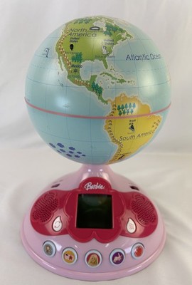 Barbie Oregon Scientific Interactive Smart Globe Electronic Learning Toy World