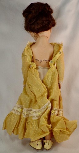 Signed Mary Hoyer Doll in OB High Color Hard Plastic Dress Parasol 14in Scarce - Picture 10 of 18