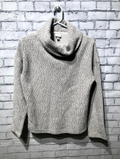 A New Day, Women XS, Gray Cotton-Blend Long Sleeve Turtle Neck Knit Sweater