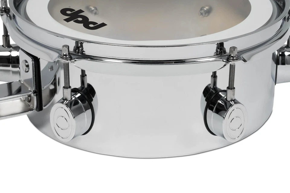 Pacific Drums DW Mini Timbale Chrome 8 Inch Percussion Instrument - Image 3 of 3